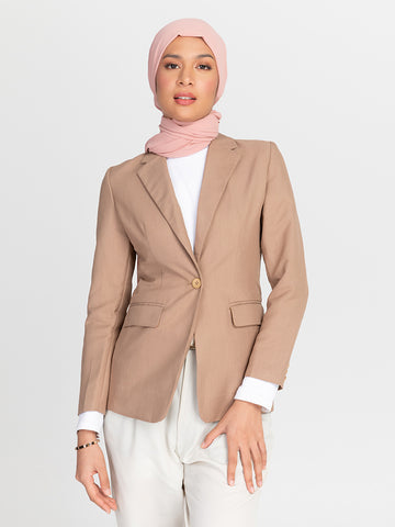 Premium Chiffon Hijab - Rose Gold